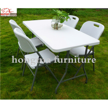 Outdoor Plastik Portable 183 * 76 * 74cm Klapptisch